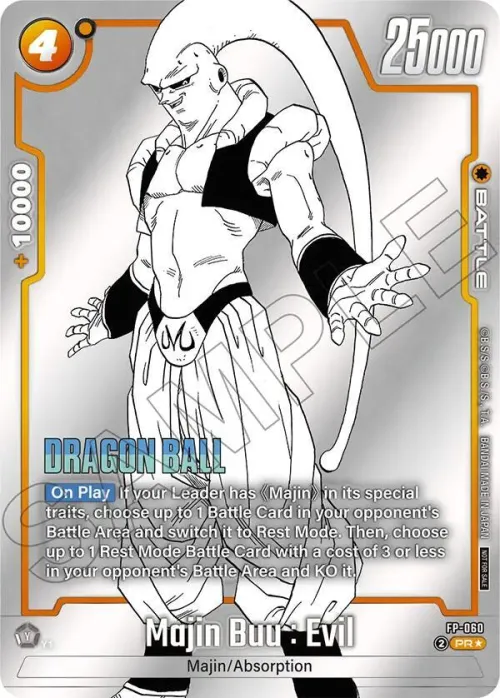 Majin Buu : Evil - Tournament Pack Manga Ver Spec