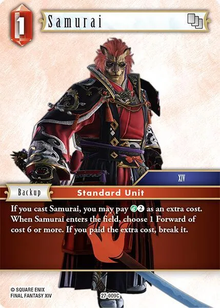 Samurai - Foil