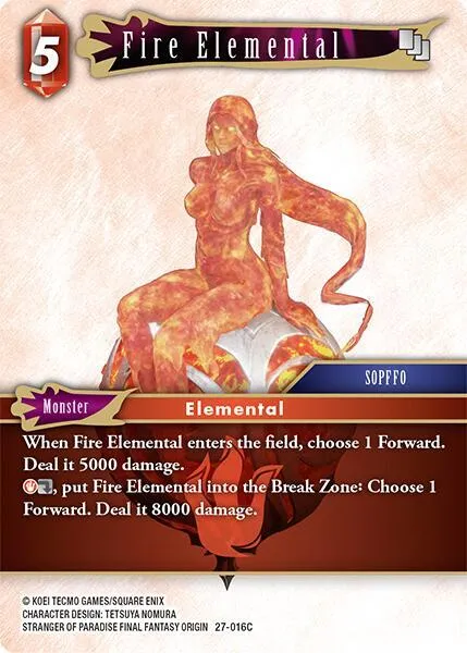 Fire Elemental - Foil