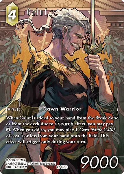 Galuf - Full Art Foil