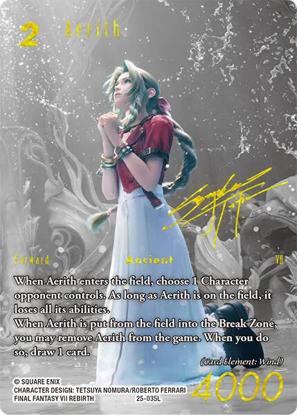 Aerith - Full Art Signature