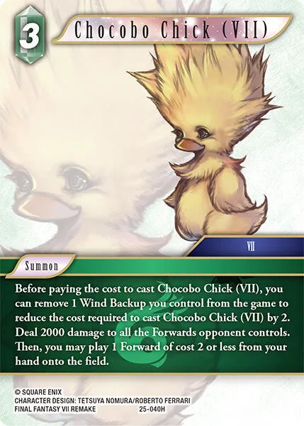 Chocobo Chick - Foil