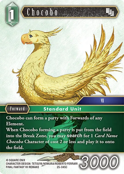 Chocobo - Foil