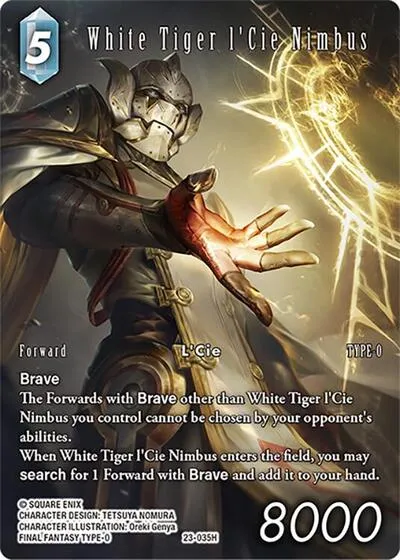 White Tiger l'Cie Nimbus - Full Art