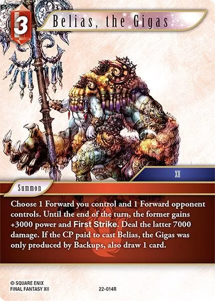 Belias, the Gigas - Foil