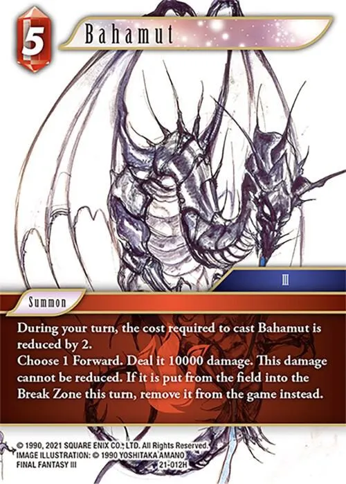 Bahamut - Foil