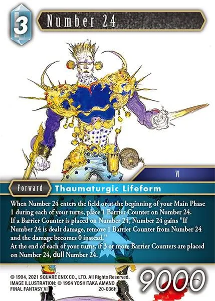 Number 24 - Foil