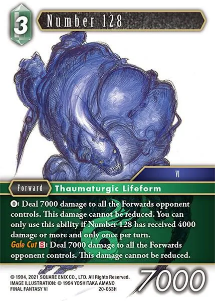 Number 128 - Foil