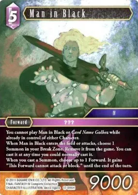Man in Black - Foil