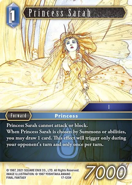 Princess Sarah - Foil