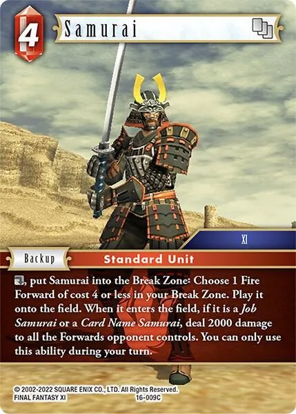 Samurai - Foil