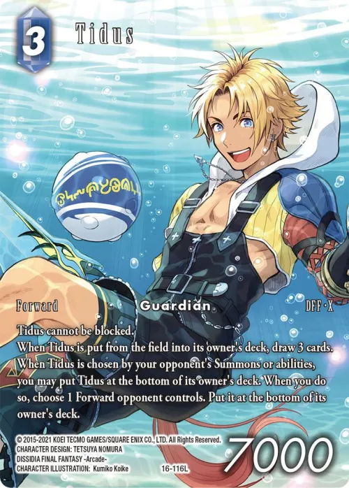 Tidus - Full Art Foil