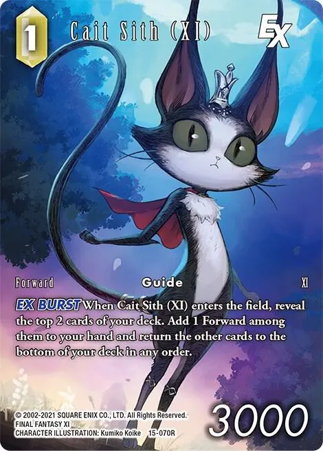 Cait Sith (XI) EX - Full Art