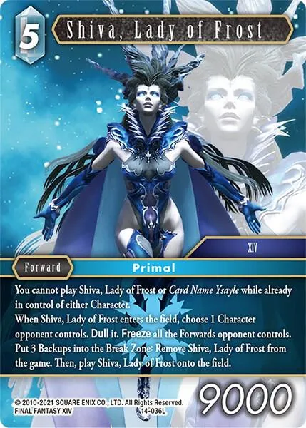 Shiva, Lady of Frost - Foil