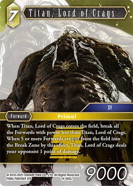Titan, Lord of Crags - Foil