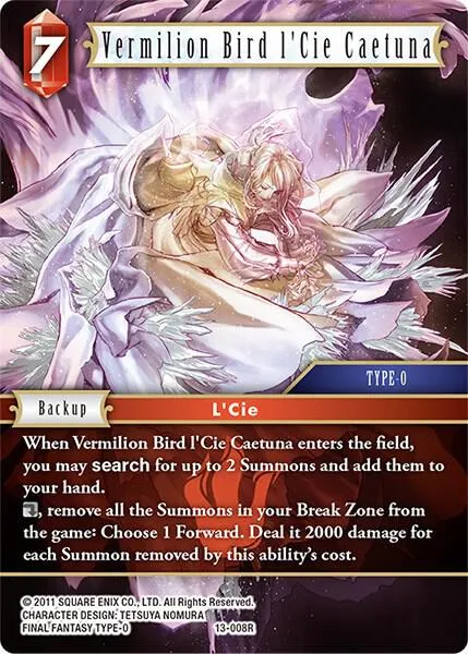 Vermilion Bird l'Cie Caetuna
