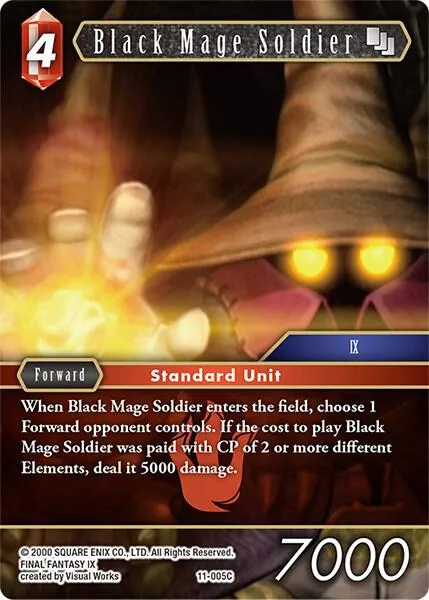 Black Mage Soldier - Foil