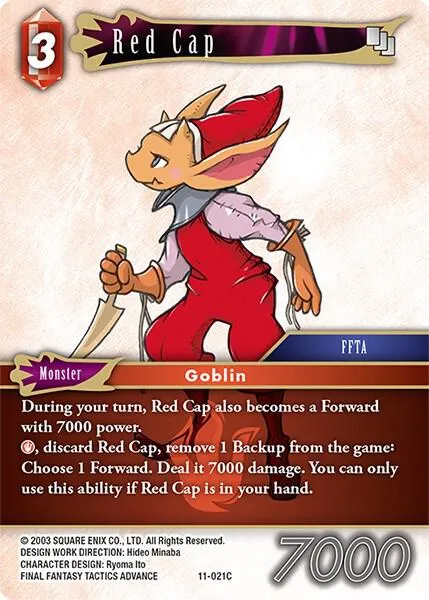 Red Cap - Foil