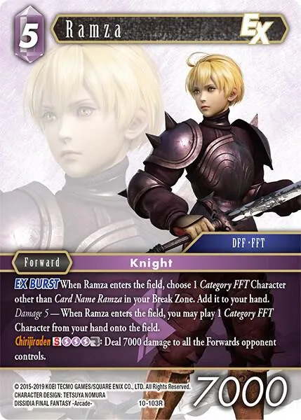 Ramza EX - Foil