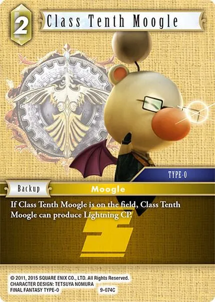 Class Tenth Moogle - Foil