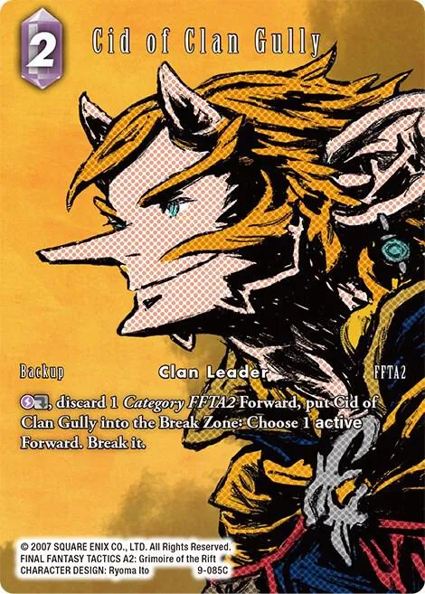Cid of Clan Gully - Full Art