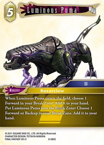 Luminous Puma - Foil