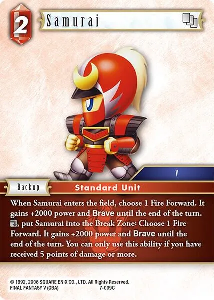 Samurai - Foil