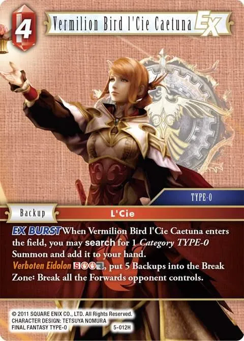 Vermilion Bird l'Cie Caetuna - Foil