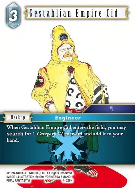 Gestahlian Empire Cid - Foil