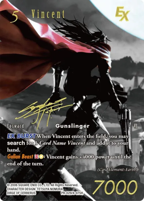 Vincent EX - Noir Promo