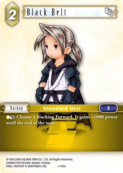 Black Belt - Foil