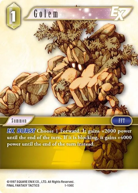Golem EX - Foil