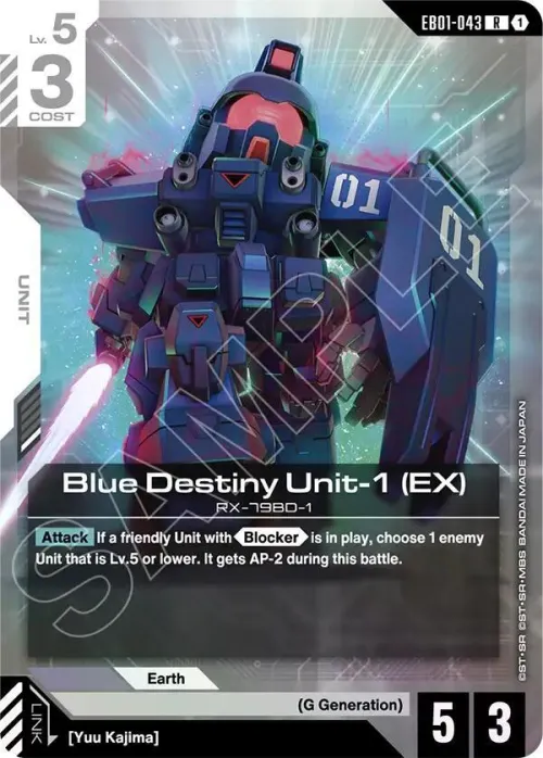 Blue Destiny Unit-1 - Holo