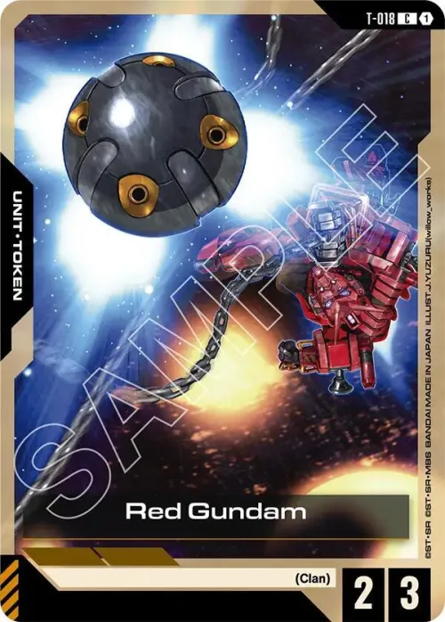 Red Gundam (T-018) Token