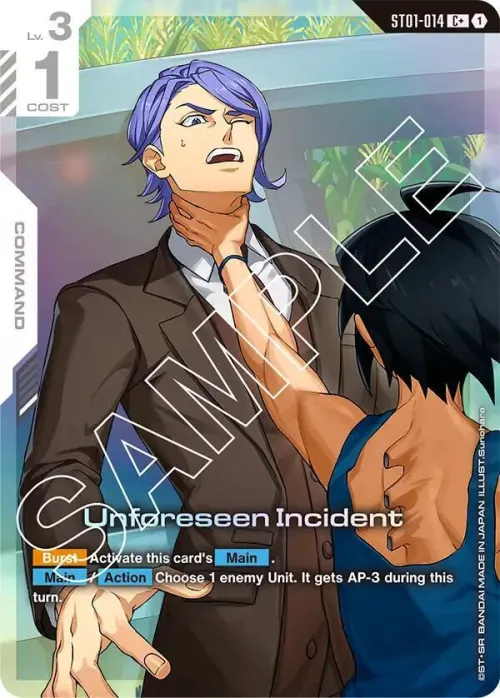 Unforeseen Incident - C Plus