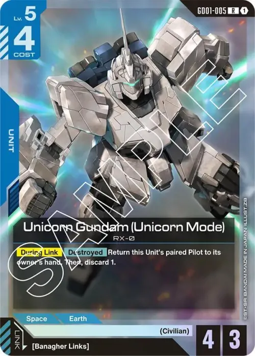 Unicorn Gundam - Holo
