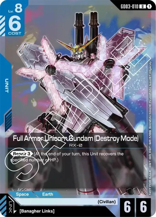 Full Armor Unicorn Gundam - Store Tournament Participant P
