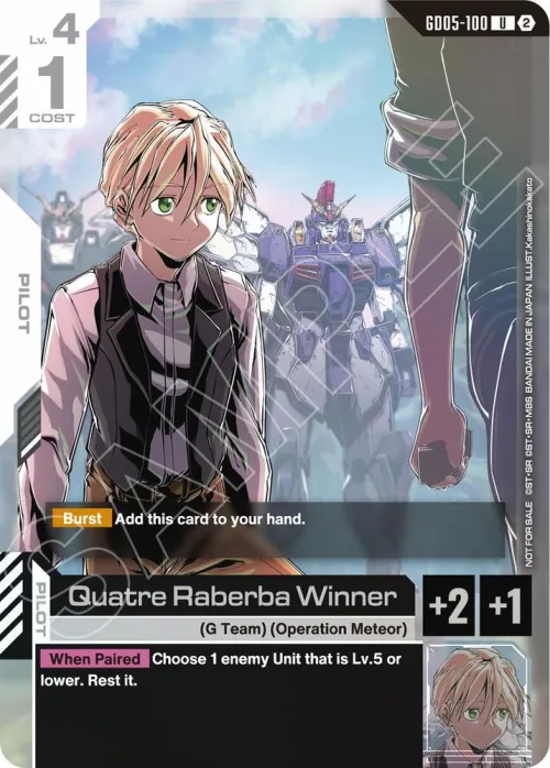 Quatre Raberba Winner