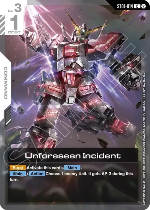 Unforeseen Incident - Wcr 26 27 S1
