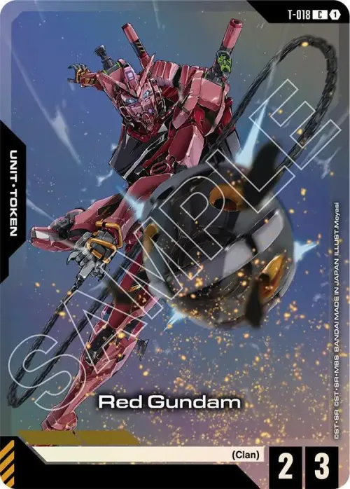Red Gundam (T-018) Token
