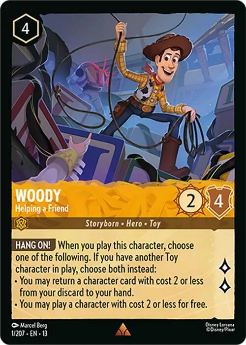Woody - Helping a Friend - Cold Foil