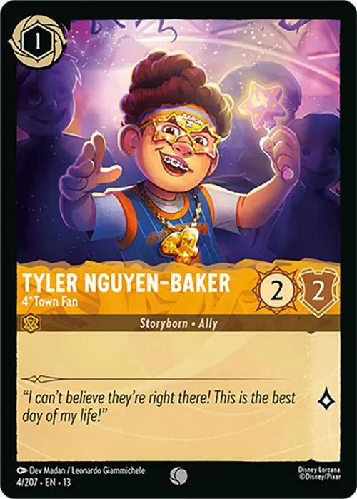 Tyler Nguyen-Baker - 4*Town Fan - Cold Foil
