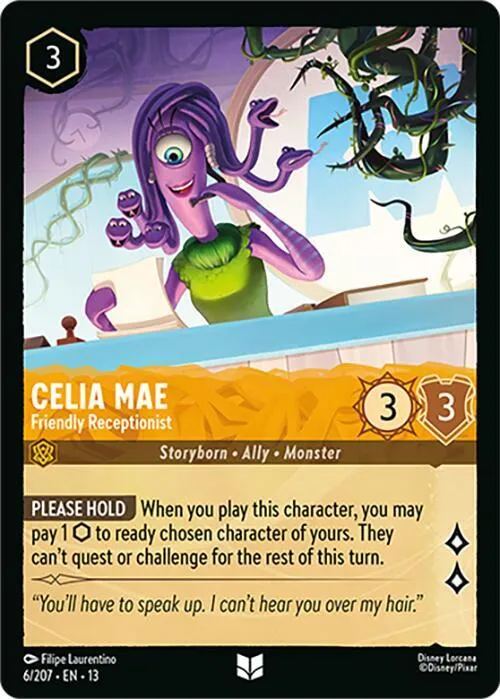 Celia Mae - Friendly Receptionist - Cold Foil