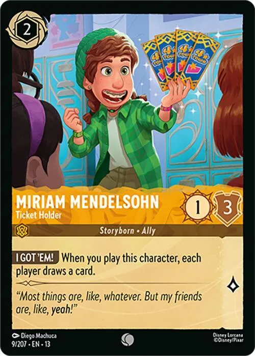Miriam Mendelsohn - Ticket Holder - Cold Foil
