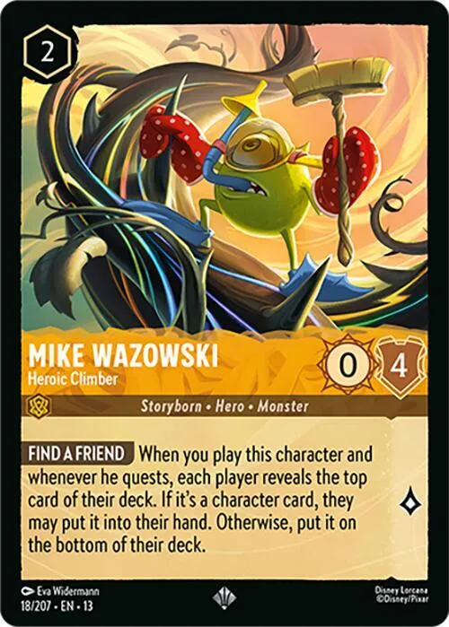 Mike Wazowski - Heroic Climber - Cold Foil