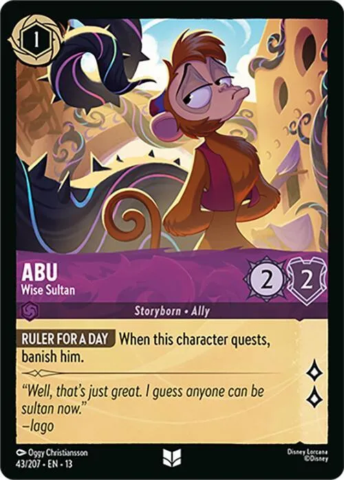 Abu - Wise Sultan - Cold Foil