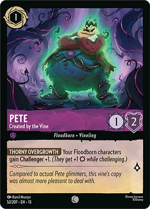 Pete - Created by the Vine - Cold Foil