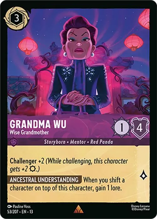Grandma Wu - Wise Grandmother - Cold Foil