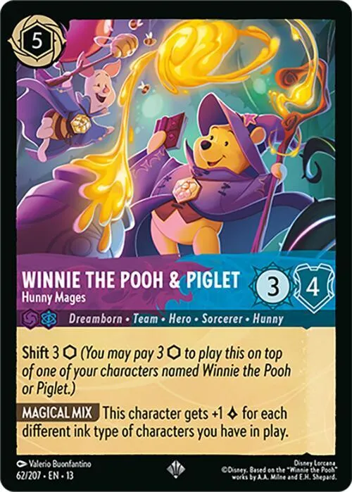 Winnie the Pooh & Piglet - Hunny Mages - Cold Foil