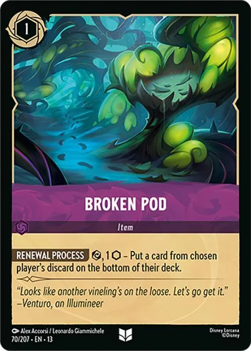 Broken Pod - Cold Foil